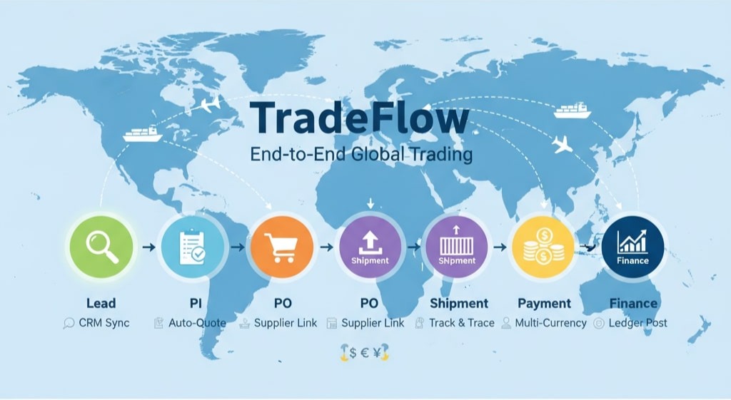 Streamlining Global Trade with ERP